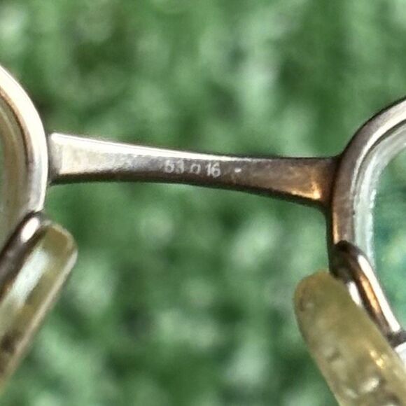 Christian Dior Gold Baguette Jeweled CD3706 NLY 53MM Glasses Frames with Case - Picture 7 of 9